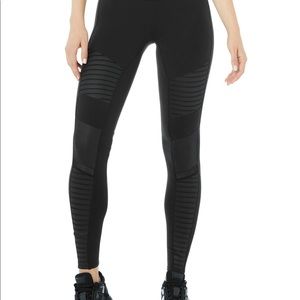 Alo Yoga Black/glossy Moro Leggings